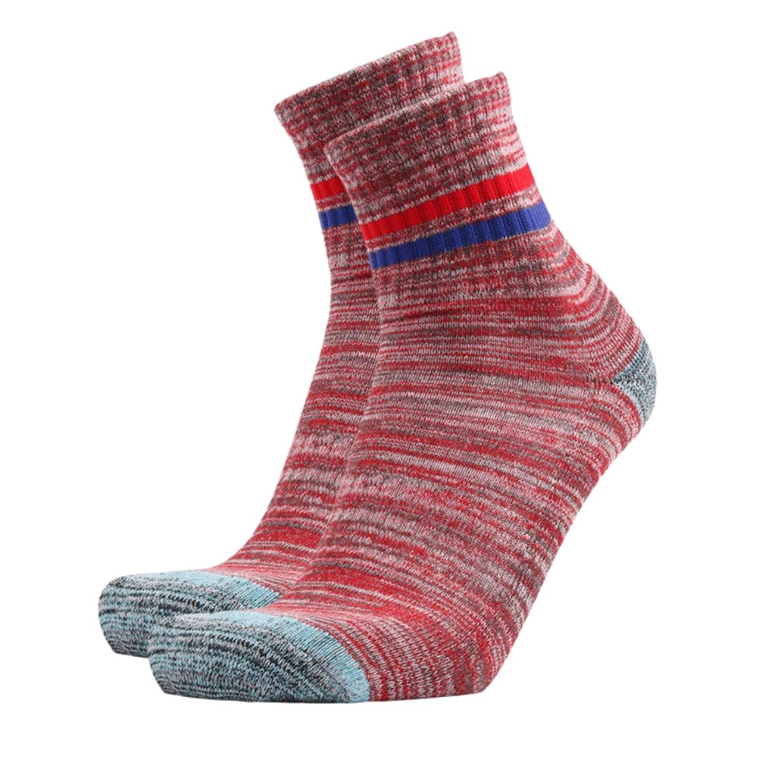 Soft Thick Mid Calf Hiking Vintage Socks (3 Pairs per Pack)