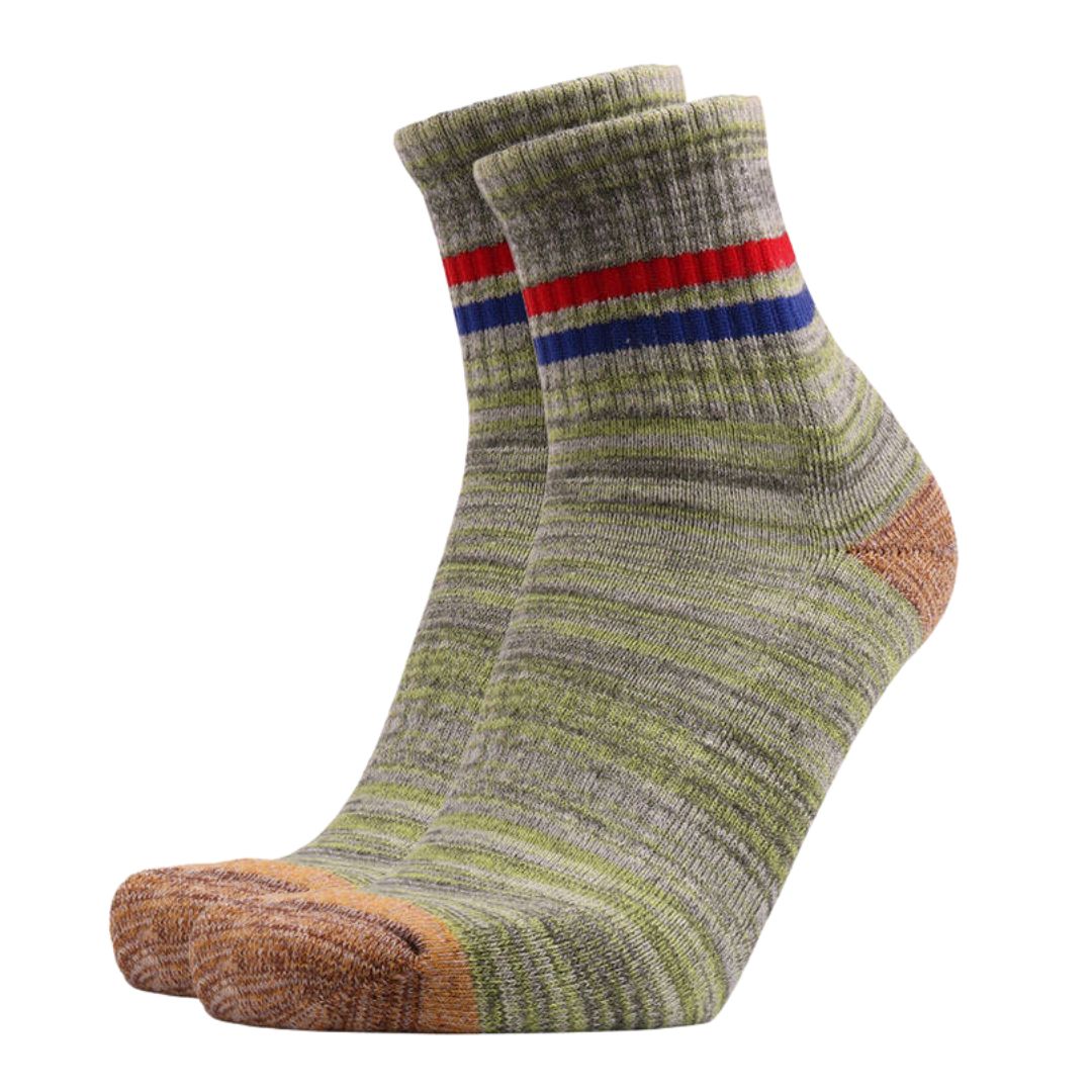 Soft Thick Mid Calf Hiking Vintage Socks (3 Pairs per Pack)