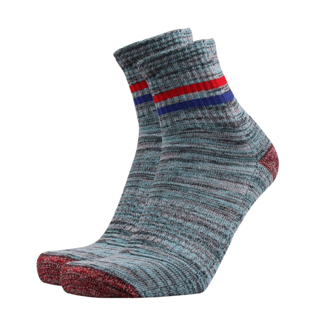 Soft Thick Mid Calf Hiking Vintage Socks (3 Pairs per Pack)